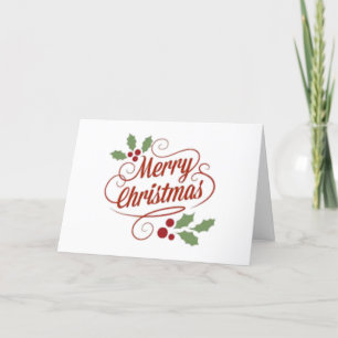 SAGEN SIE ES ALLEN "KLEINEN CHRISTMAS" FEIERTAGSKARTE