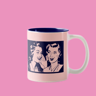 Sagen Sie es in Jiddisch Zweifarbige Tasse