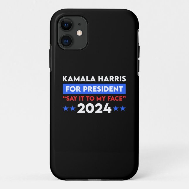 Sagen Sie es meinem Gesicht Kamala Harris für den  Case-Mate iPhone Hülle (Rückseite)