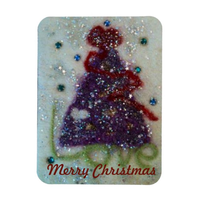 Sagen Sie es mit Liebe Magnet (Vertikal)