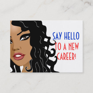 Sagen Sie hallo SIZZLE-KARTE Visitenkarte