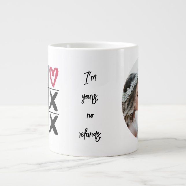 Sagen Sie "I Liebe You" mit Personalisiertem Valen Jumbo-Tasse (Vorderseite)