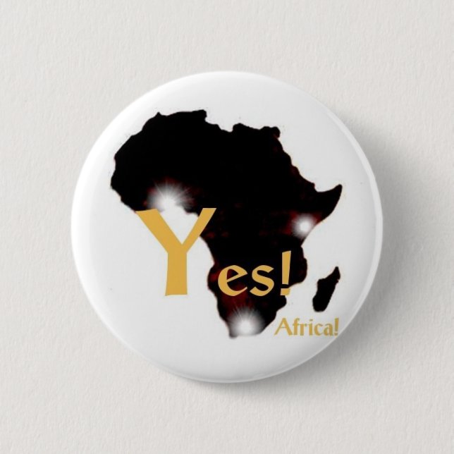 Sagen Sie ja! nach Afrika! Button (Vorderseite)