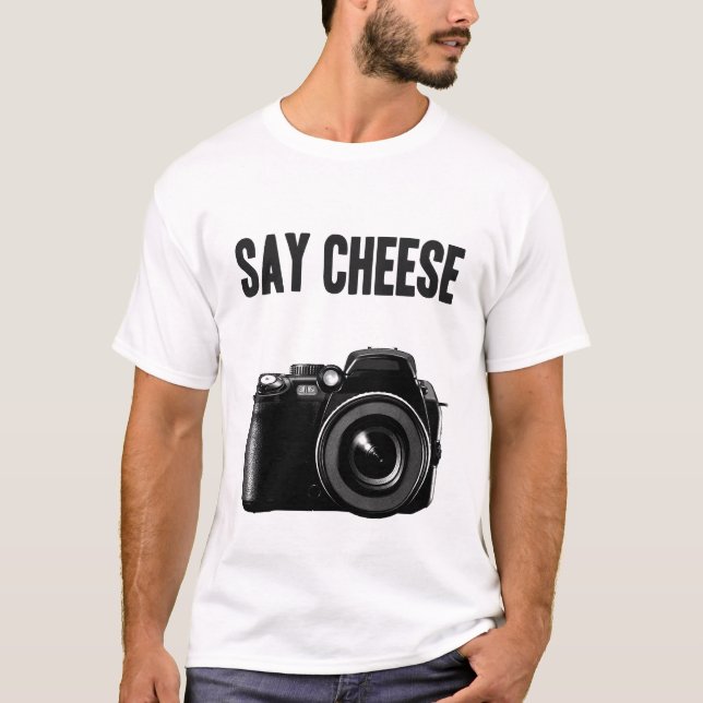 Sagen Sie Käse T-Shirt (Vorderseite)
