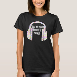 Sagen Sie mir Ihre Lieblings-Song-Eisbrecher-Kopfh T-Shirt
