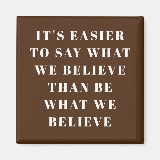 SAGEN SIE NICHT. MAGNET (Vorne)