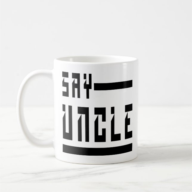 Sagen Sie Onkel Gifts Ideas For Onkel lustiger Kaffeetasse (Links)
