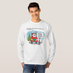 Sagen Sie Santa Langärmeln-T - Shirt