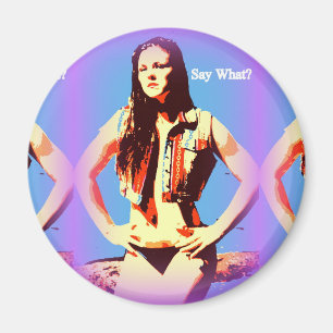 sagen, was Bikini-Girl-Magnet Magnet