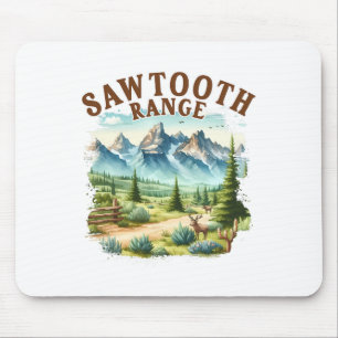 Sägezahn-Gebirge Idaho Reise Natur Berg Erkundung Mousepad