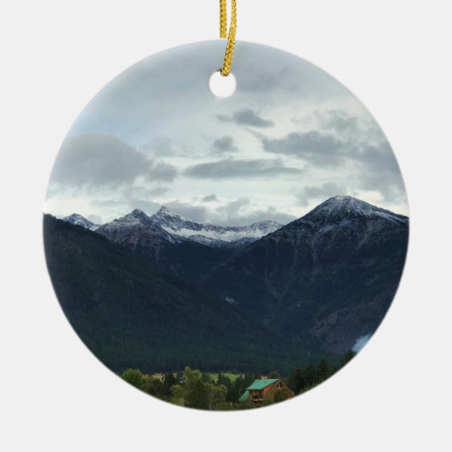 Sägezahnpunkt und Hurrikan-Punkt oder Keramik Ornament (Vorne)
