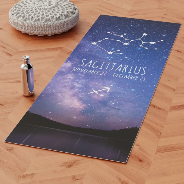 Saggitarius | Personalisierte Zodiac-Astrologie Yogamatte (Von Creator hochgeladen)