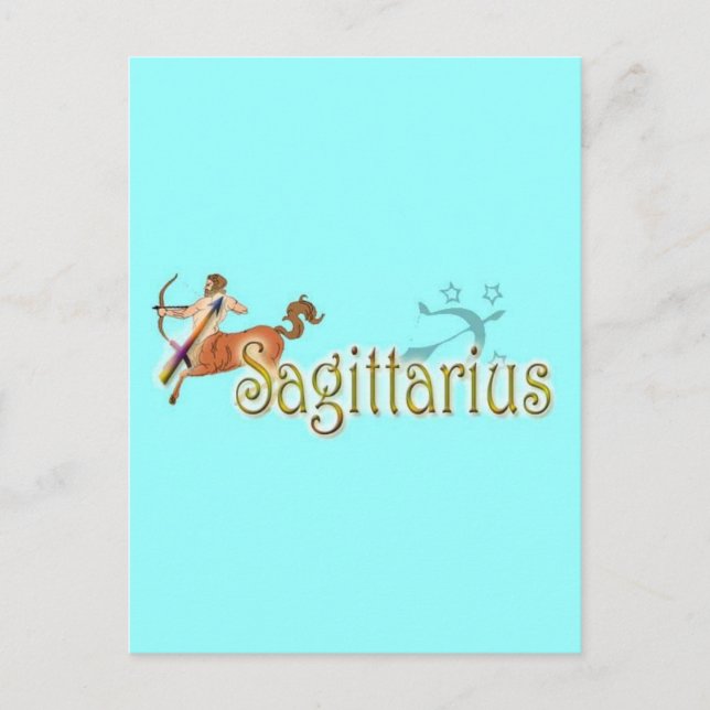 Saggitarius Postkarte (Vorderseite)