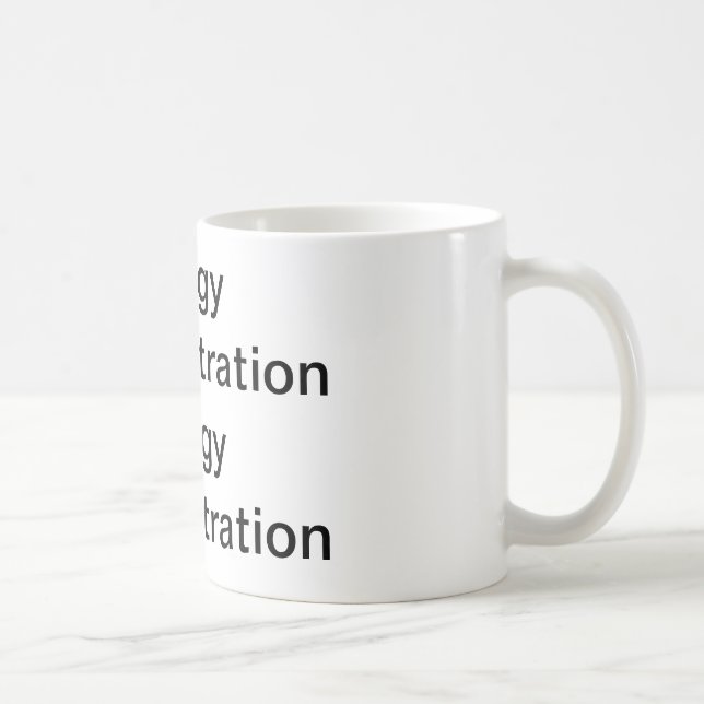 saggy Demonstration Tasse (Rechts)