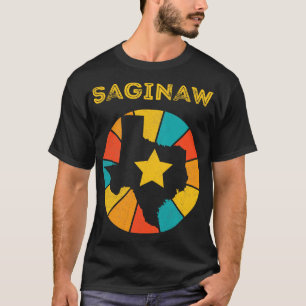 Saginaw Texas Vintag Distressed Souvenir 1 T-Shirt