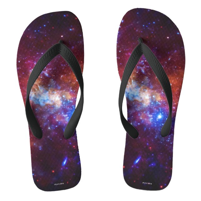 Sagittarier Ein Milchstraße Galaxie-Bild Flip Flops (Fußbett)