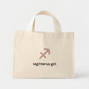 Sagittarier Girl Zodiac Bag Mini Stoffbeutel
