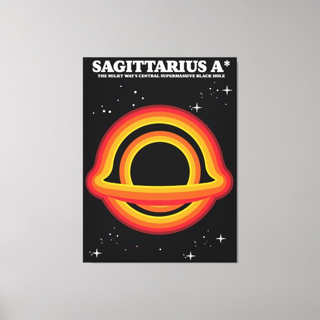 Sagittarius A* Leinwanddruck (Vorderseite)