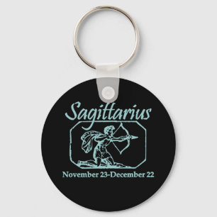 Sagittarius Aquamarin Schlüsselanhänger