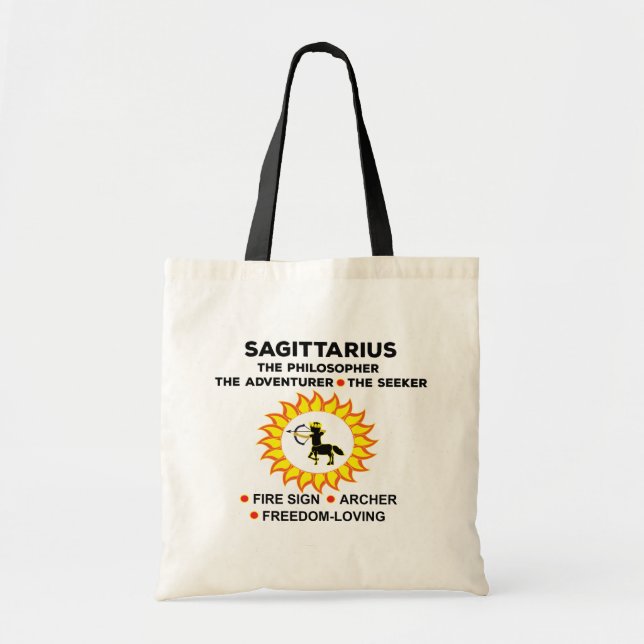 Sagittarius Archer Zodiac Tragetasche (Vorne)