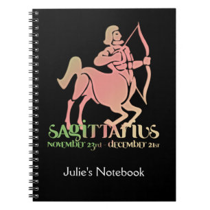 Sagittarius Astrologie Zodiac d1 Notebook 2 Notizblock