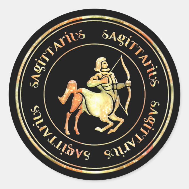Sagittarius Astrologie Zodiac d1 Stickers 3 (Vorderseite)