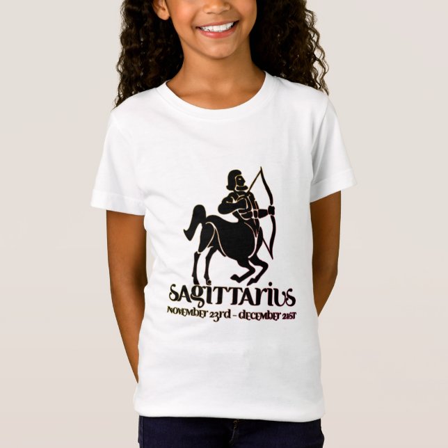 Sagittarius Astrologie Zodiac d3b T - Shirt (Vorderseite)