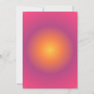 Sagittarius Aura Gradient Zodiac, Lila gelb Feiertagskarte