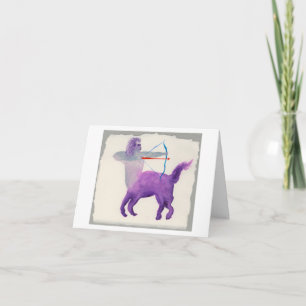 Sagittarius Birthday Karte