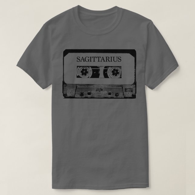 Sagittarius Cassette Tape T-Shirt (Design vorne)
