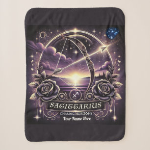 Sagittarius "Chasing Horizons" Sherpa Blanket Sherpadecke