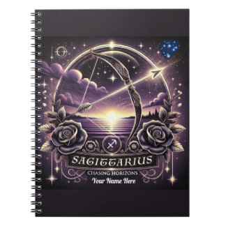 Sagittarius "Chasing Horizons" SpiralNotebook Notizblock