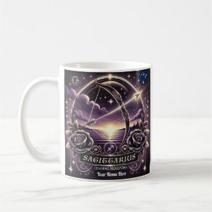 Sagittarius "Chasing Horizons" Zodiac-Tasse Kaffeetasse
