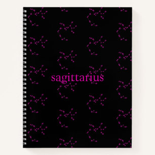 Sagittarius Constellation Hardcover Sketchbook Notizbuch