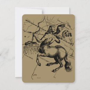 Sagittarius Constellation Hevelius 1690 Gravur