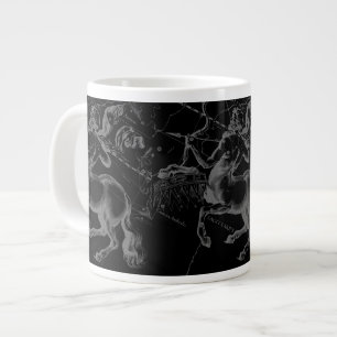 Sagittarius Constellation Hevelius Karte auf Schwa Jumbo-Tasse