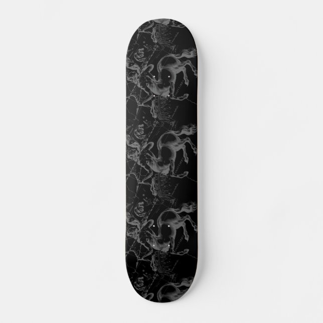 Sagittarius Constellation Hevelius Karte auf Schwa Skateboard (Vorderseite)