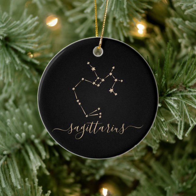 Sagittarius Constellation Keramik Ornament (Baum)