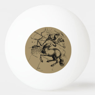 Sagittarius Constellation Map von Hevelius Tischtennisball