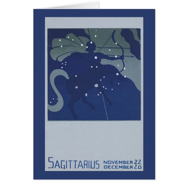 Sagittarius Constellation Vintage Zodiakastasenie (Vorne)