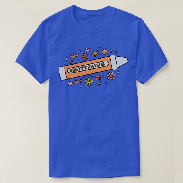 Sagittarius Crayon T-Shirt (Design vorne)