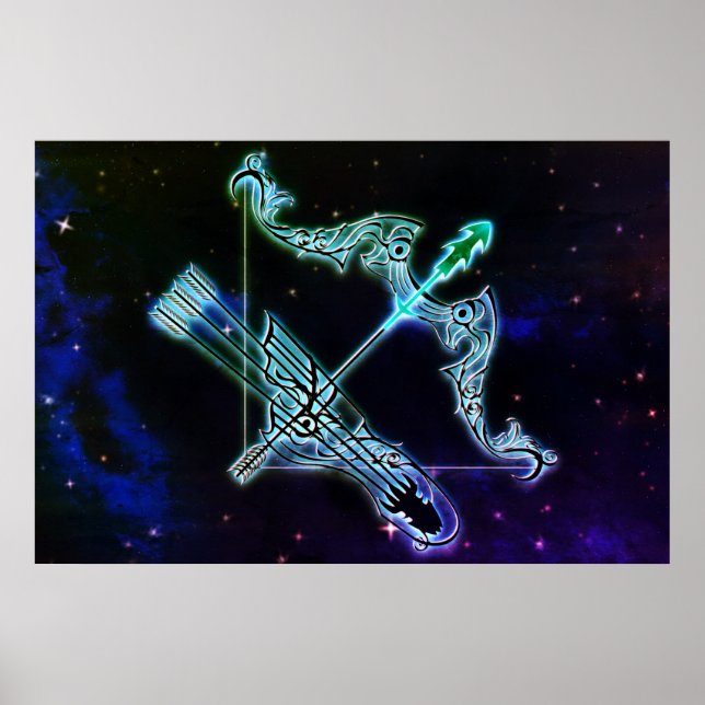 sagittarius das archer zodiac poster (Vorne)