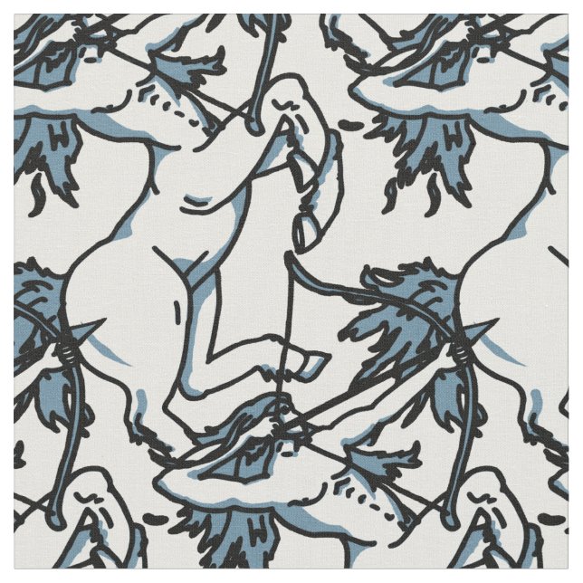 Sagittarius Der Archer zodiac Kunstmuster Stoff (Nahaufnahme)