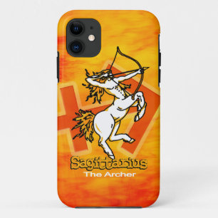 Sagittarius Die Archer-Zodiakorange Case-Mate iPhone Hülle