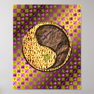 Sagittarius & Earth Monkey Poster