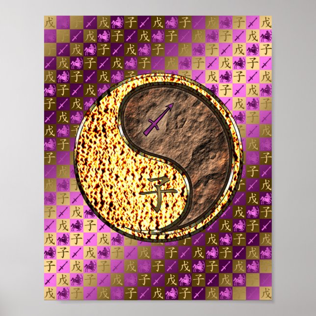 Sagittarius & Earth Rat Poster (Vorne)