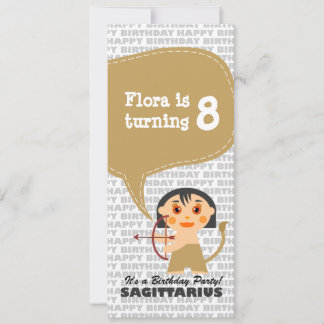Sagittarius Einladung Geburtstagsparty