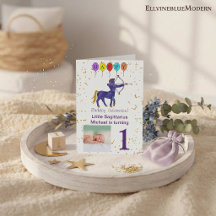 Sagittarius Erstgeburt Gold & Ballons