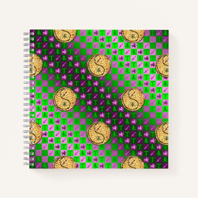 Sagittarius & Fire Goat Notizbuch (Vorderseite)