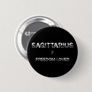 Sagittarius - Freedom Lover Button
